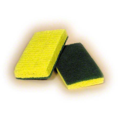  Advantage Green Backed Scrubber Sponge   8/5/cs (ADV074) 