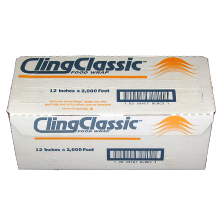  AEP ClingClassic Cutter Box Food Wraps 24 x 2000'  ea (AEP30550000) 