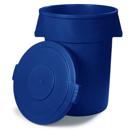  Carlisle Bronco Round Waste Containers & Lids Lid for 10 Gal. Blue (CAR34101014) 
