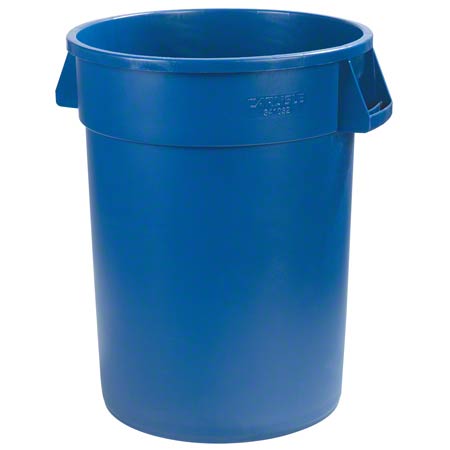  Carlisle Bronco Round Waste Containers & Lids 32 Gal. Blue (CAR34103214) 