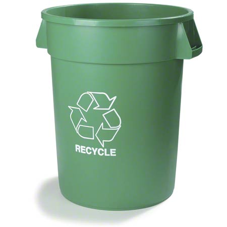  Carlisle Bronco Recycling Containers & Lids 32 Gal. Green (CAR341032REC09) 