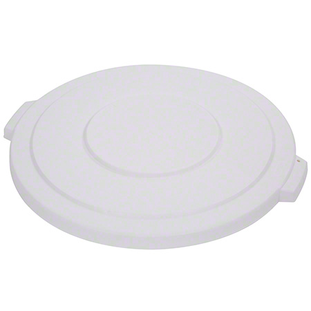 Carlisle Bronco Round Waste Containers & Lids Lid For 32 Gal. White (CAR34103302) 