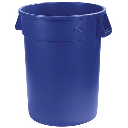  Carlisle Bronco Round Waste Containers & Lids 44 Gal. Blue (CAR34104414) 