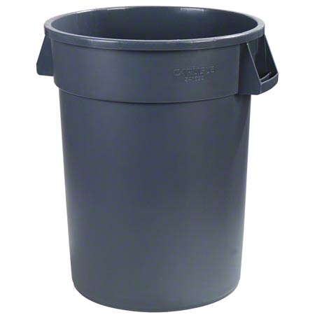  Carlisle Bronco Round Waste Containers & Lids 44 Gal. Grey (CAR34104423) 