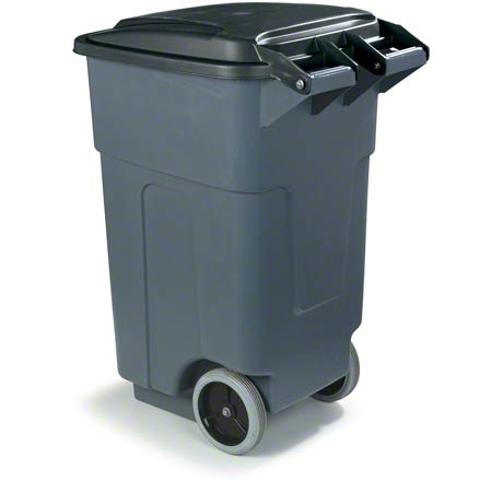  Carlisle Roll-Away Waste Container 50 Gal. Gray 2/cs (CAR34505023) 