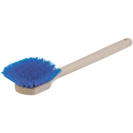  Flo-Pac Crimped Polypropylene Scrub Brushes 20 Blue 12/cs (CAR36505L14) 