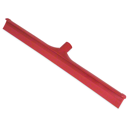 Carlisle Spectrum One-Piece Rubber Floor Squeegees 24 Red (CAR3656805) 