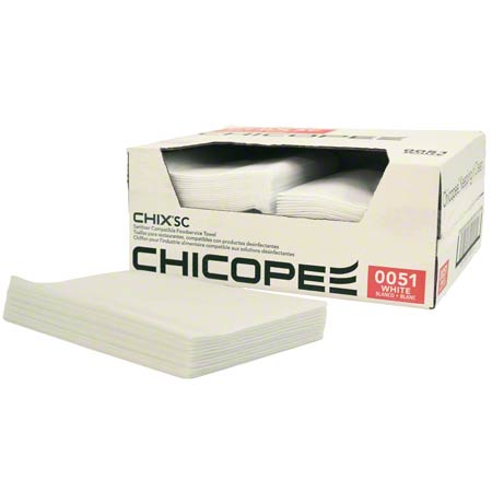  Chix SC White Foodservice Towel 13 x 21  100/cs (CHI0051) 