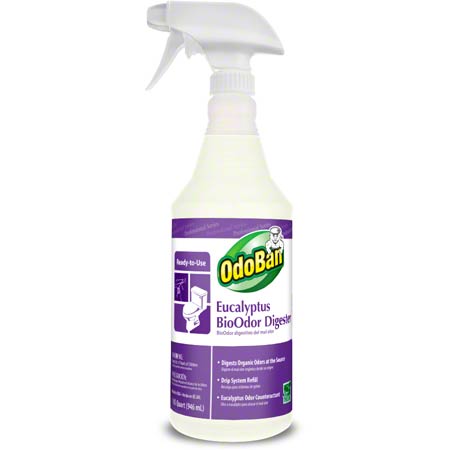  Clean Control OdoBan Eucalyptus BioOdor Digester Qt.  12/cs (CLE927062Q12) 
