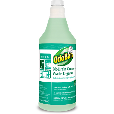  Clean Control OdoBan BioDrain Grease & Waste Digester 5 Gal.  ea (CLE928062-5G) 