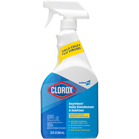  Clorox Anywhere Hard Surface Sanitizing Spray 32 oz.  12/cs (CLO01698) 