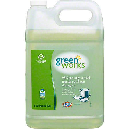  Clorox Green Works Pot & Pan Dishwashing Liquid 128 oz.  4/cs (CLO30388) 