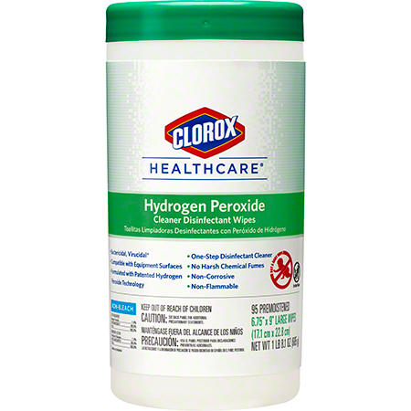  Clorox Healthcare Hydrogen Peroxide Multipurpose Wipe 95 ct.  6/cs (CLO30824) 