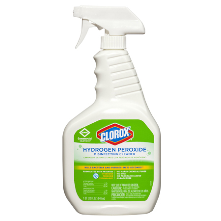  Clorox Hydrogen Peroxide Disinfecting Cleaner 128 oz.  4/cs (CLO30833) 
