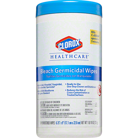  Commercial Solutions Clorox Germicidal Wipes 70 ct.  6/cs (CLO35309) 