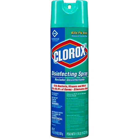  Commercial Solutions Clorox Disinfecting Spray 19 oz.  12/cs (CLO38504) 