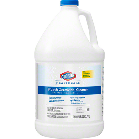  Clorox Healthcare Bleach Germicidal Cleaner 128 oz. Refill  4/cs (CLO68978) 