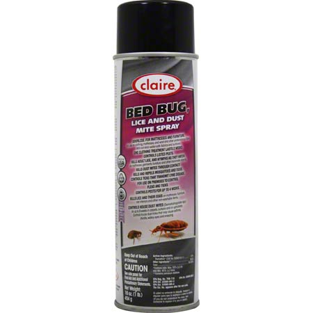  Claire Bed Bug, Lice Dust Mite Killer 16 oz Net Wt.  12/cs (CLR006) 