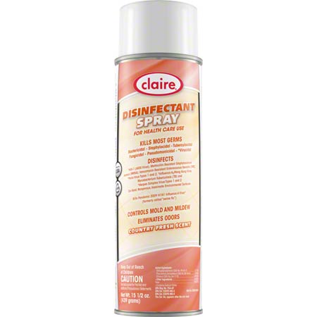 Claire Disinfectant Spray For Health Care Use 15.5 oz. Net Wt.  12/cs (CLR071) 