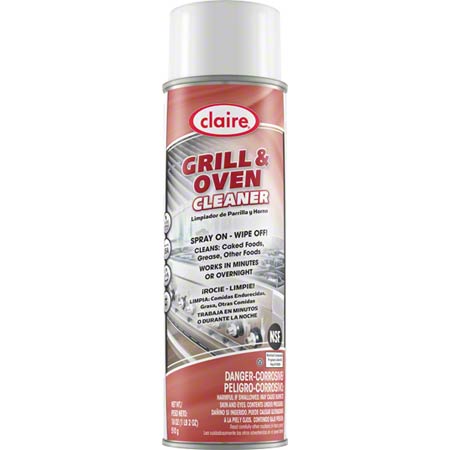  Claire Grill & Oven Cleaner 18 oz. Net Wt.  12/cs (CLR826) 