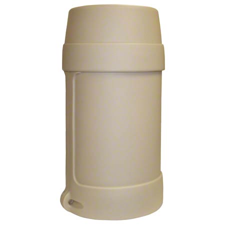  Continental Funnel Top 24 Gal. Receptacles  Beige ea (CON1430BE) 