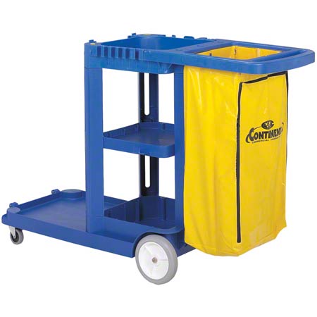  Continental Janitor Carts  Blue ea (CON184BL) 