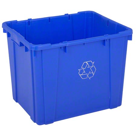  Continental Curbside Recycling Bin 14 Gal. Blue (CON59141) 