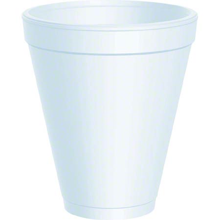  Dart Foam Drink Cups 12 oz.  40/25/cs (DCC12J16) 