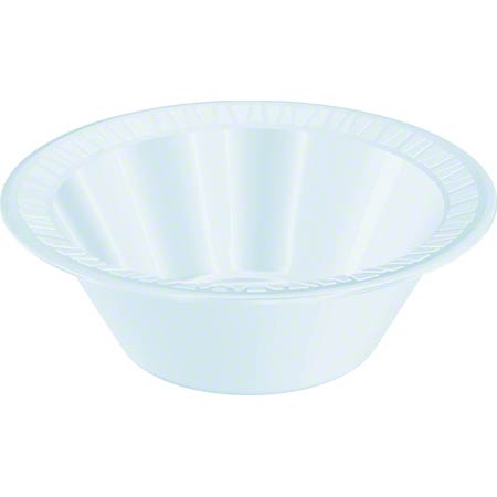  Dart Quiet Classic Foam Plastic Bowls 5 to 6 oz. White 8/125/cs (DCC5BWWQ) 