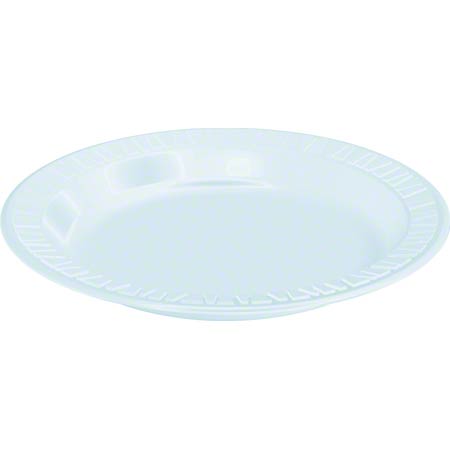  Dart Quiet Classic Foam Plastic Dinnerware 6 Plate White 8/125/cs (DCC6PWQ) 