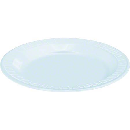  Dart Quiet Classic Foam Plastic Dinnerware 7 Plate White 8/125/cs (DCC7PWQ) 