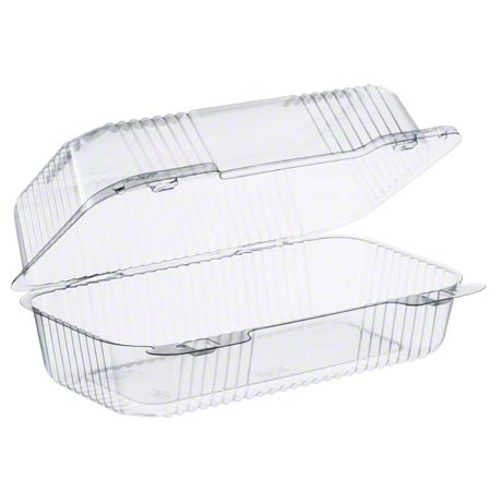  Dart StayLock Clear Hinged Lid Containers 9 Medium Oblong  2/125/cs (DCCC35UT1) 