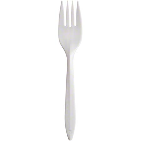  Dart Style Setter Cutlery Fork White 1000/cs (DCCF6BW) 
