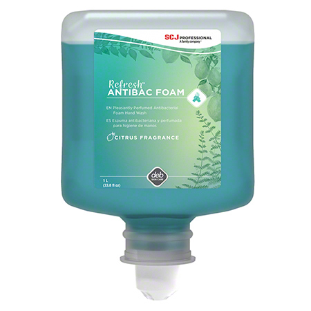  deb stoko Refresh AntiBac FOAM Hand Wash 1 L  6/cs (DEBANT1L) 