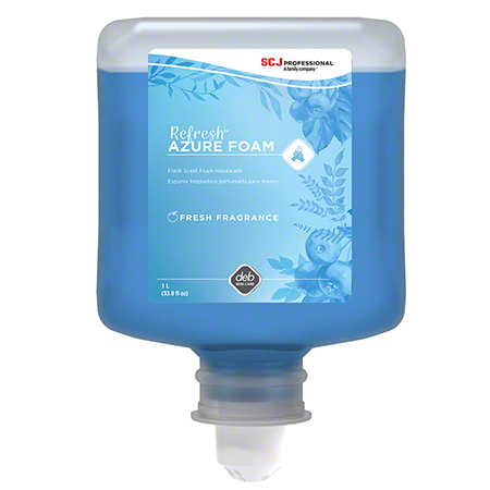  deb stoko Refresh Azure FOAM Hand Wash 1 L  6/cs (DEBAZU1L) 