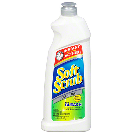  Dial Soft Scrub Antibacterial Cleanser w/Bleach 24 oz.  9/cs (DIA01602) 