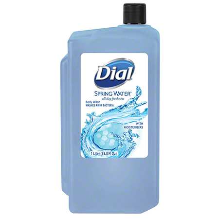  Dial Spring Water Antibacterial Body Wash 1 L  8/cs (DIA04031) 