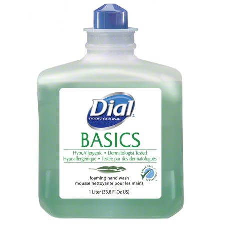  Dial Basics Hypoallergenic Foaming Lotion Soap 1 L  6/cs (DIA06060) 