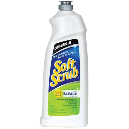  Dial Soft Scrub Disinfectant Cleanser w/Bleach 36 oz  6/cs (DIA15519) 