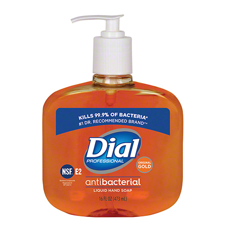  Dial Liquid Dial Antimicrobial Soap 16 oz. Pump  12/cs (DIA80790) 