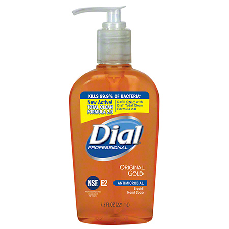  Dial Liquid Dial Antimicrobial Soap 7.5 oz. Pump  12/cs (DIA84014) 