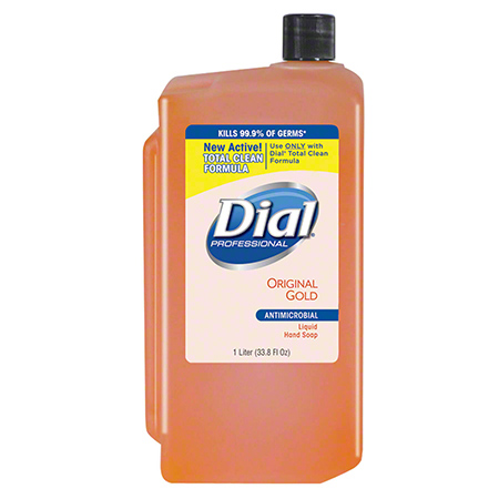  Dial Liquid Dial Antimicrobial Soap Liter Refill Cartridge  8/cs (DIA84019) 