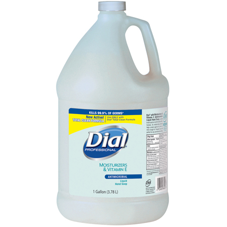  Dial Antimicrobial Soap w/Moisturizers Gal.  4/cs (DIA84022) 