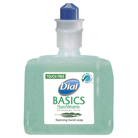  Dial Basics Foaming Hand Soap w/Aloe Refill 1.2 L  3/cs (DIA98576) 