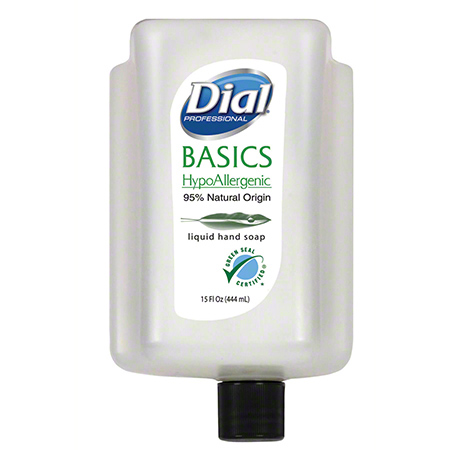 Dial Basics Hypoallergenic Liquid Soap Refill 15 oz.  6/cs (DIA99813) 