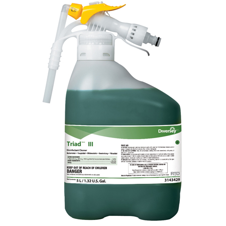  Diversey Triad III Disinfectant Cleaner Gal.  4/cs (DRK3164385) 