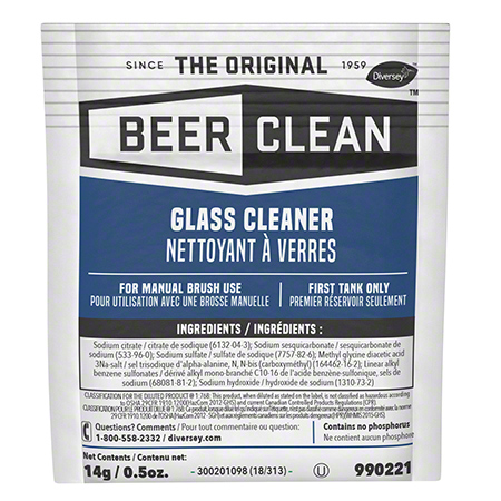  Beer Clean Manual Glass Cleaner .5 oz.  100/cs (DRK990221) 