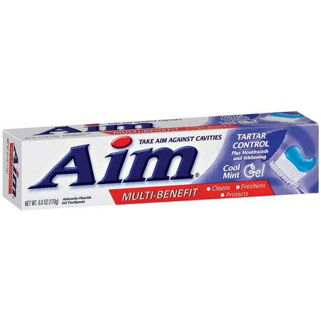 AIM Tartar Control Toothpaste 6 oz.  24/cs (DRKCB253812) 