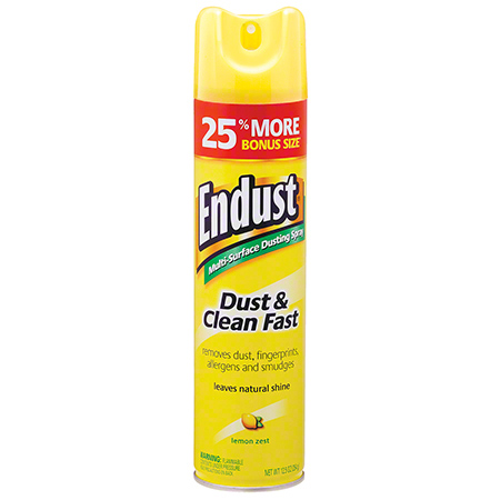  Endust Multi-Surface Dusting & Cleaning Spray Lemon Zest 12.5 oz. 0 6/cs (DRKCB508171) 