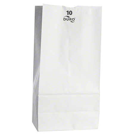  Duro White Grocery Bags 6 5/16 x 4 3/16 x 13 3/8  500/cs (DUR51030) 